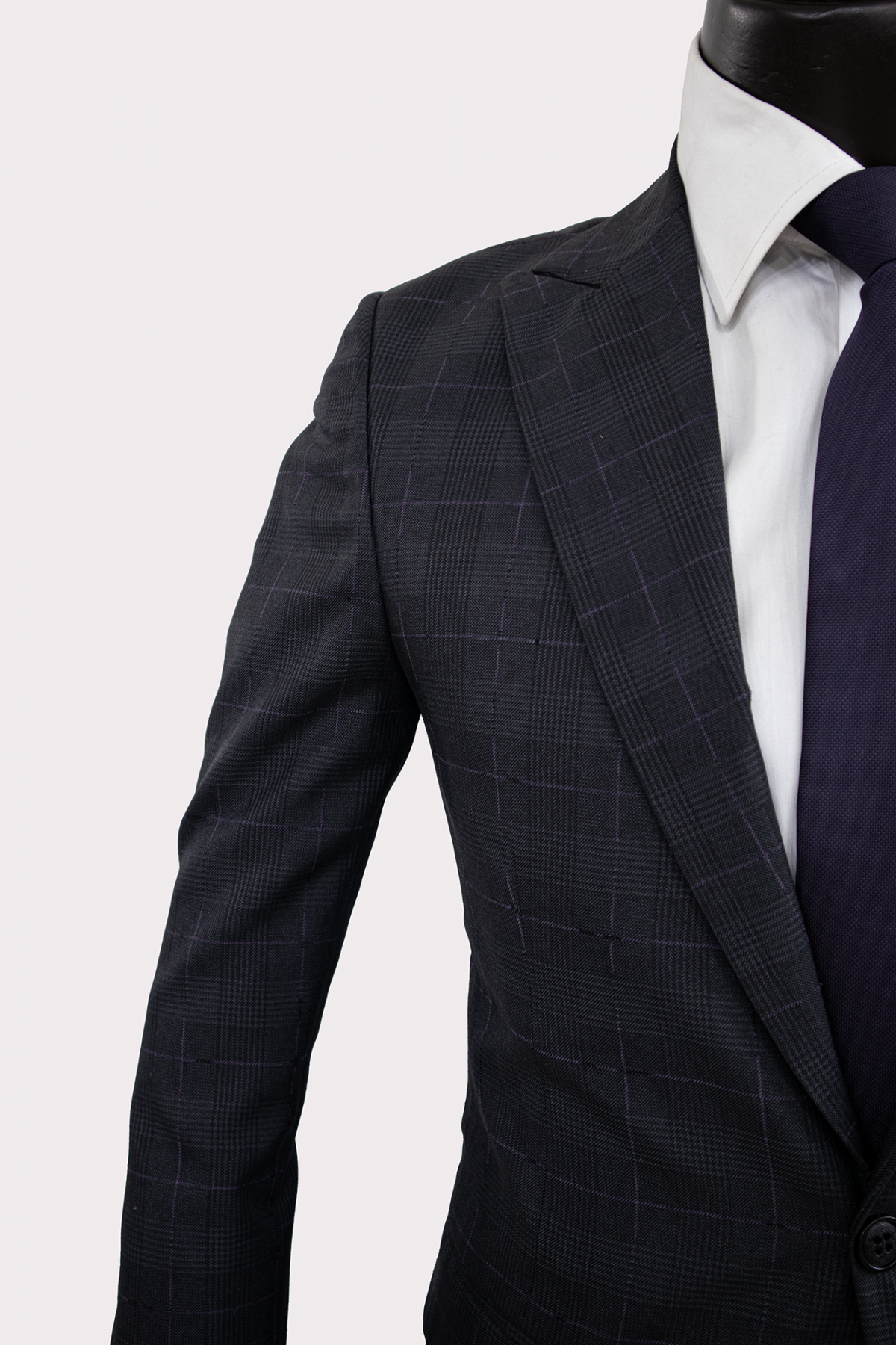 کت و شلوار مردانه پرنس دوگال طوسی فاستونی - Image 3