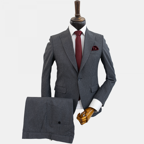 کت و شلوار مردانه پیچازی طوسی روشن