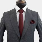 کت و شلوار مردانه پیچازی طوسی روشن - Image 2