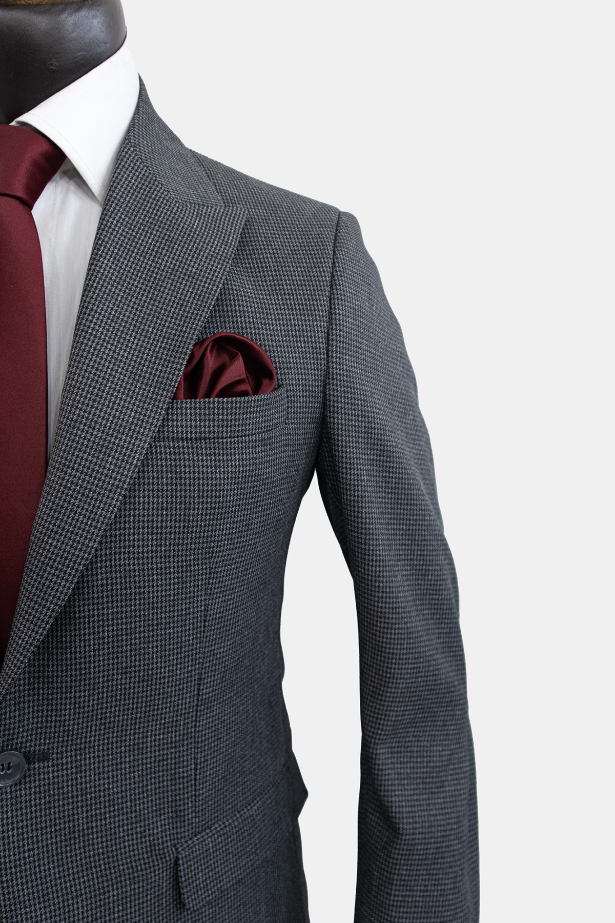 کت و شلوار مردانه پیچازی طوسی روشن - Image 3