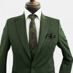 کت و شلوار مردانه سبز تیره - Image 2