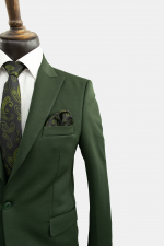 کت و شلوار مردانه سبز تیره - Image 3
