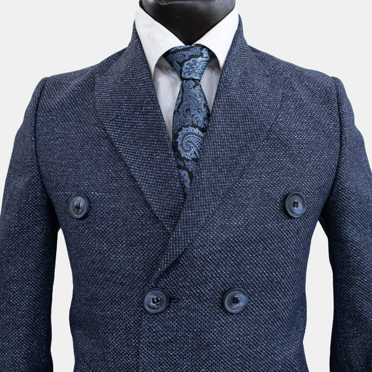 پالتو مردانه فوتر جودون سرمه ای - Image 2