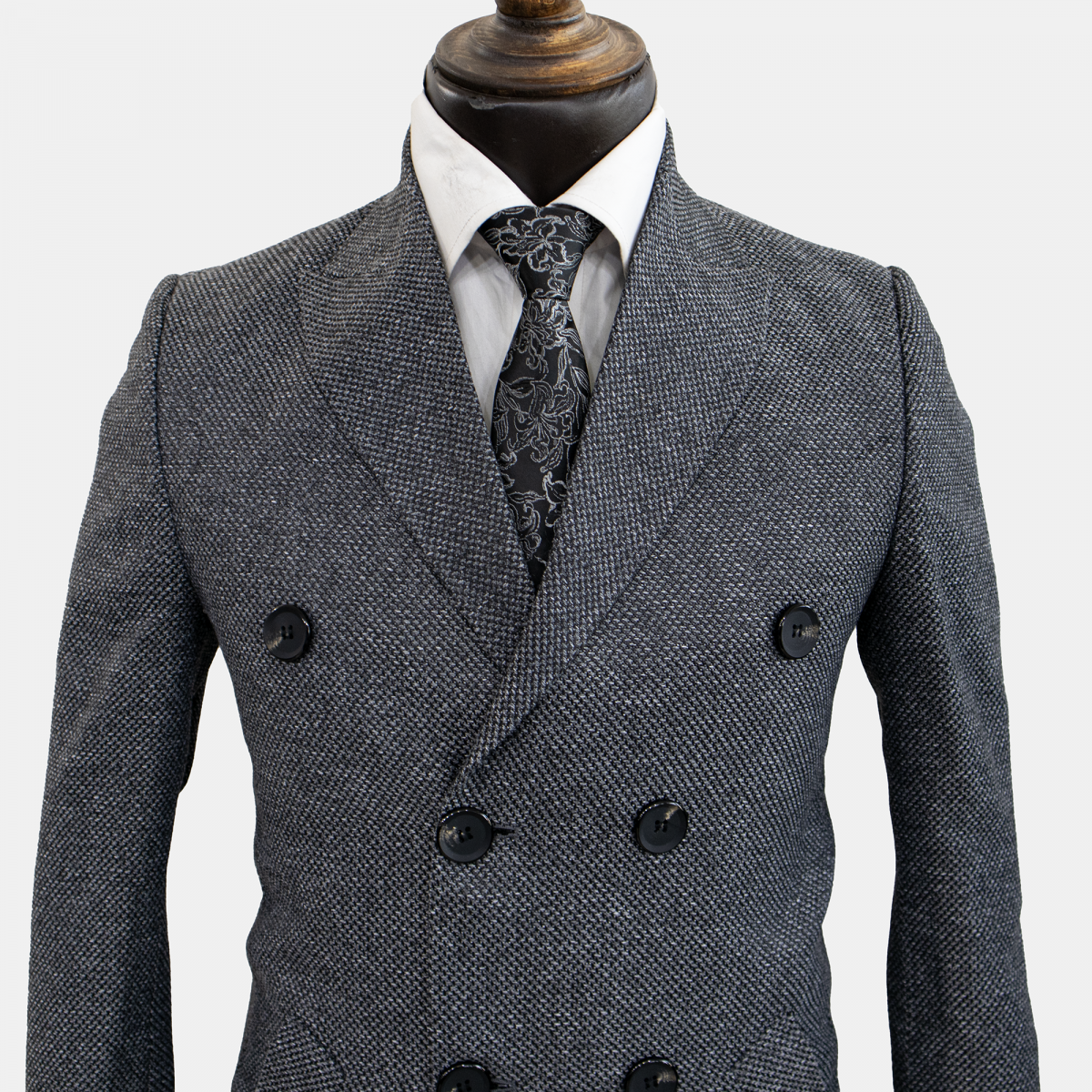 پالتو مردانه فوتر جودون طوسی - Image 2