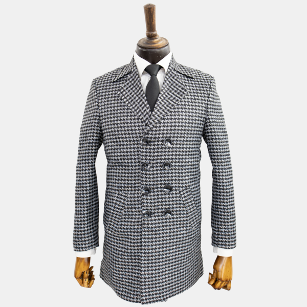 پالتو مردانه فوتر پیچازی طوسی متوسط