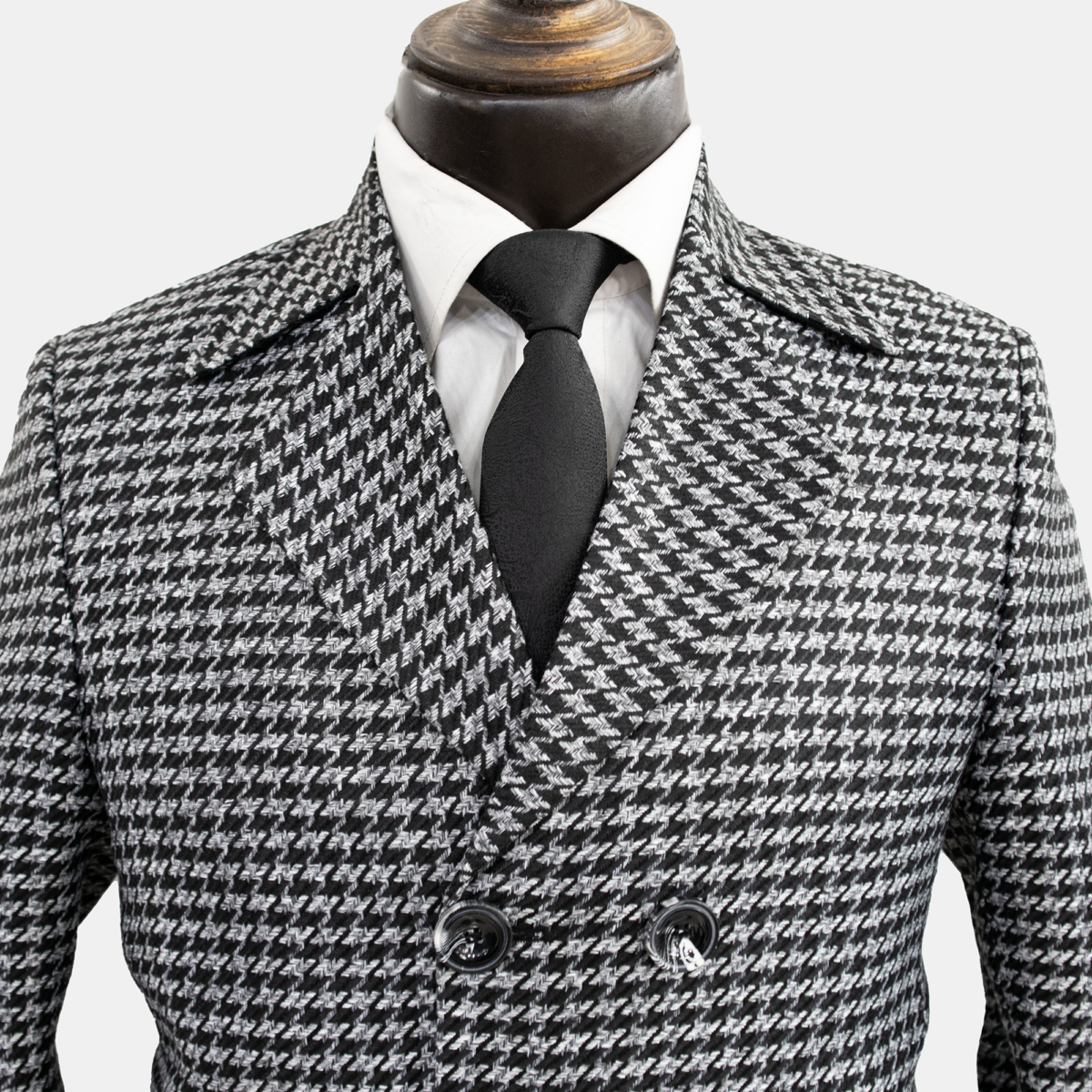 پالتو مردانه فوتر پیچازی طوسی متوسط - Image 2