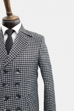 پالتو مردانه فوتر پیچازی طوسی متوسط - Image 3