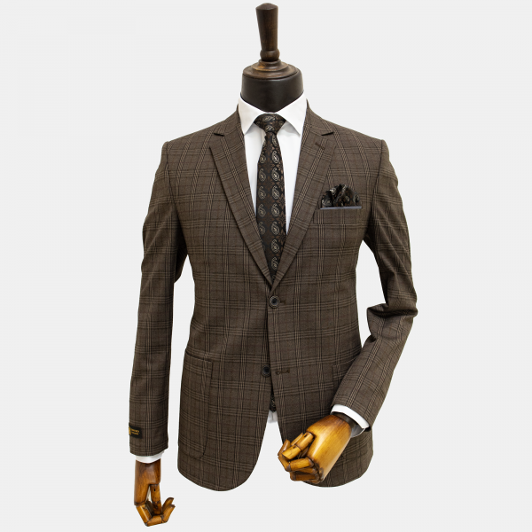 کت تک پرنس دوگال قهوه ای