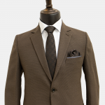 کت تک جودون قهوه ای دو دکمه - Image 2