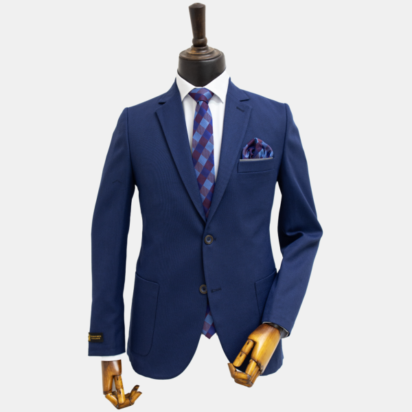 کت تک جودون سرمه ای روشن دو دکمه