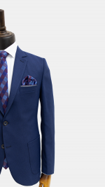 کت تک جودون سرمه ای روشن دو دکمه - Image 3