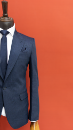 کت و شلوار مردانه سرمه ای پرنس دوگال اسپرت - Image 3