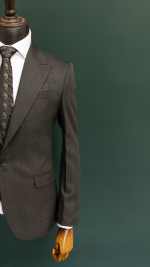 کت و شلوار مردانه قهوه ای پرنس دوگال اسپرت - Image 3