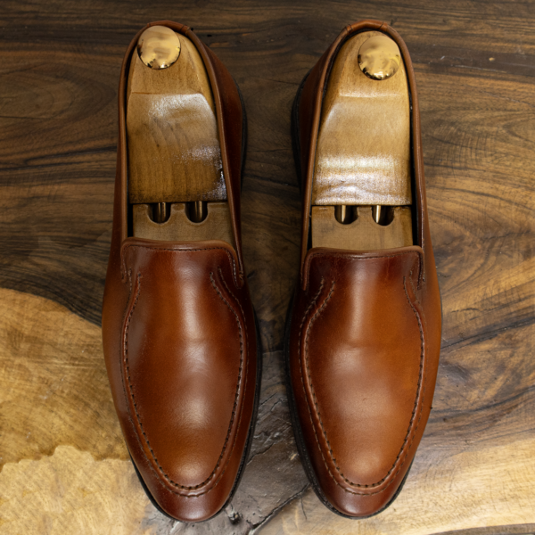 کفش کالج مدل ساعتی عسلی