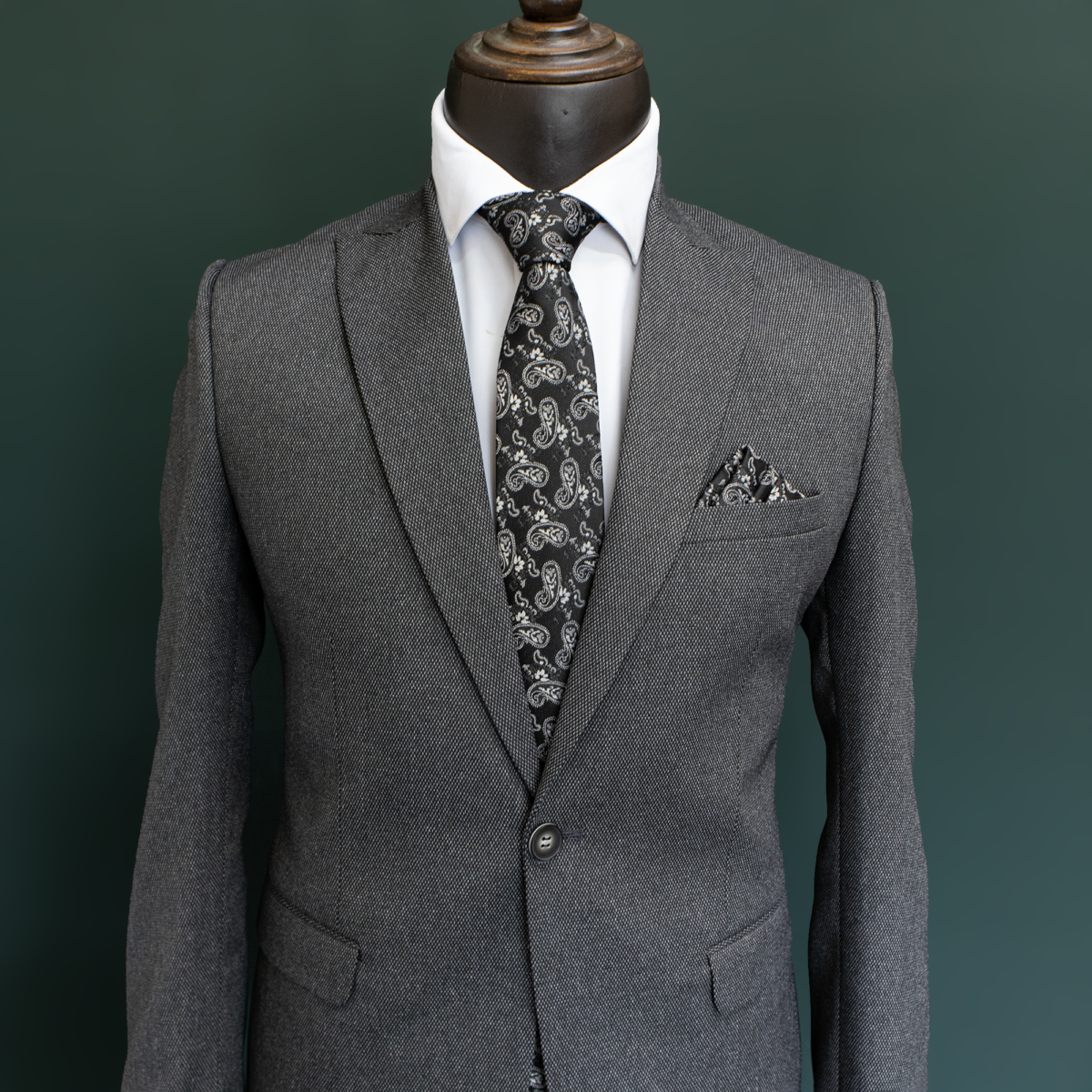 کت و شلوار مردانه جودون طوسی - Image 3