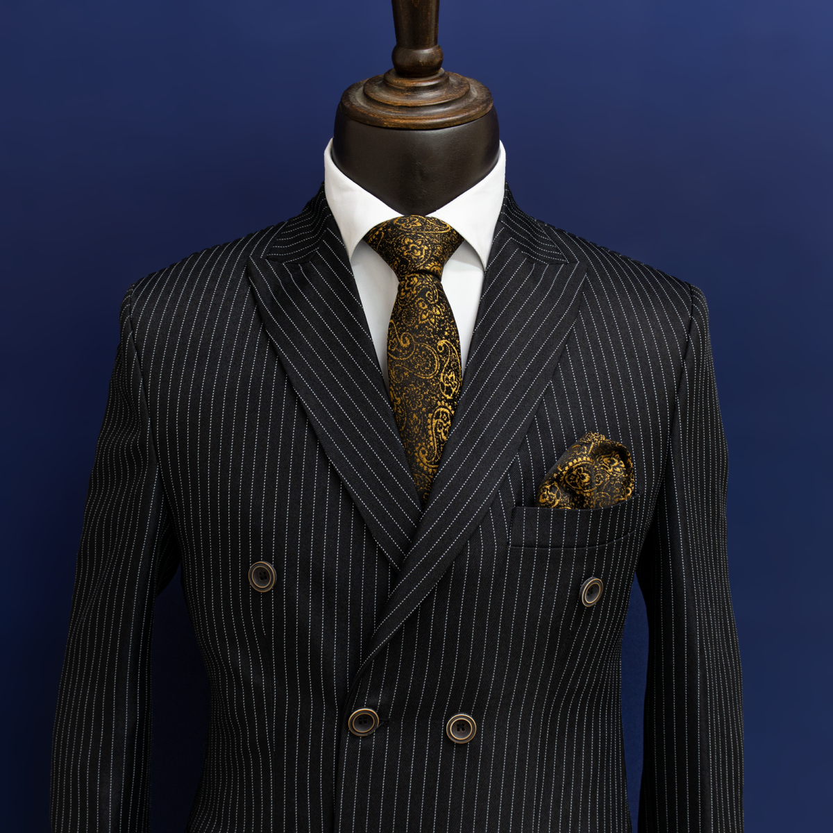 شش دکمه دیپلمات مشکی