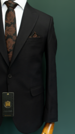 کت و شلوار مردانه مشکی عالیجناب - Image 4