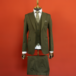 کت و شلوار زیتونی