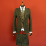 کت و شلوار زیتونی