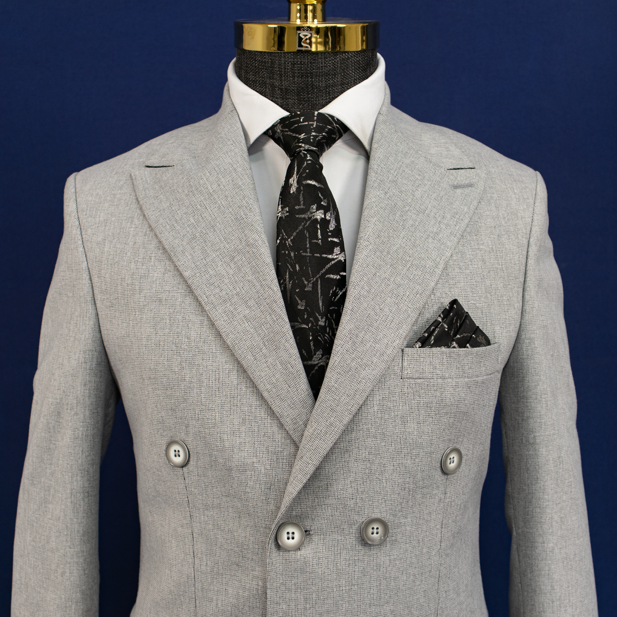 شش دکمه طوسی