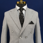 شش دکمه طوسی