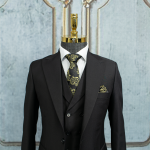 کت شلوار مشکی مگا