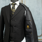 جلیقه هشت دکمه یقه دار