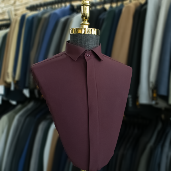 پیراهن دوشین زرشکی