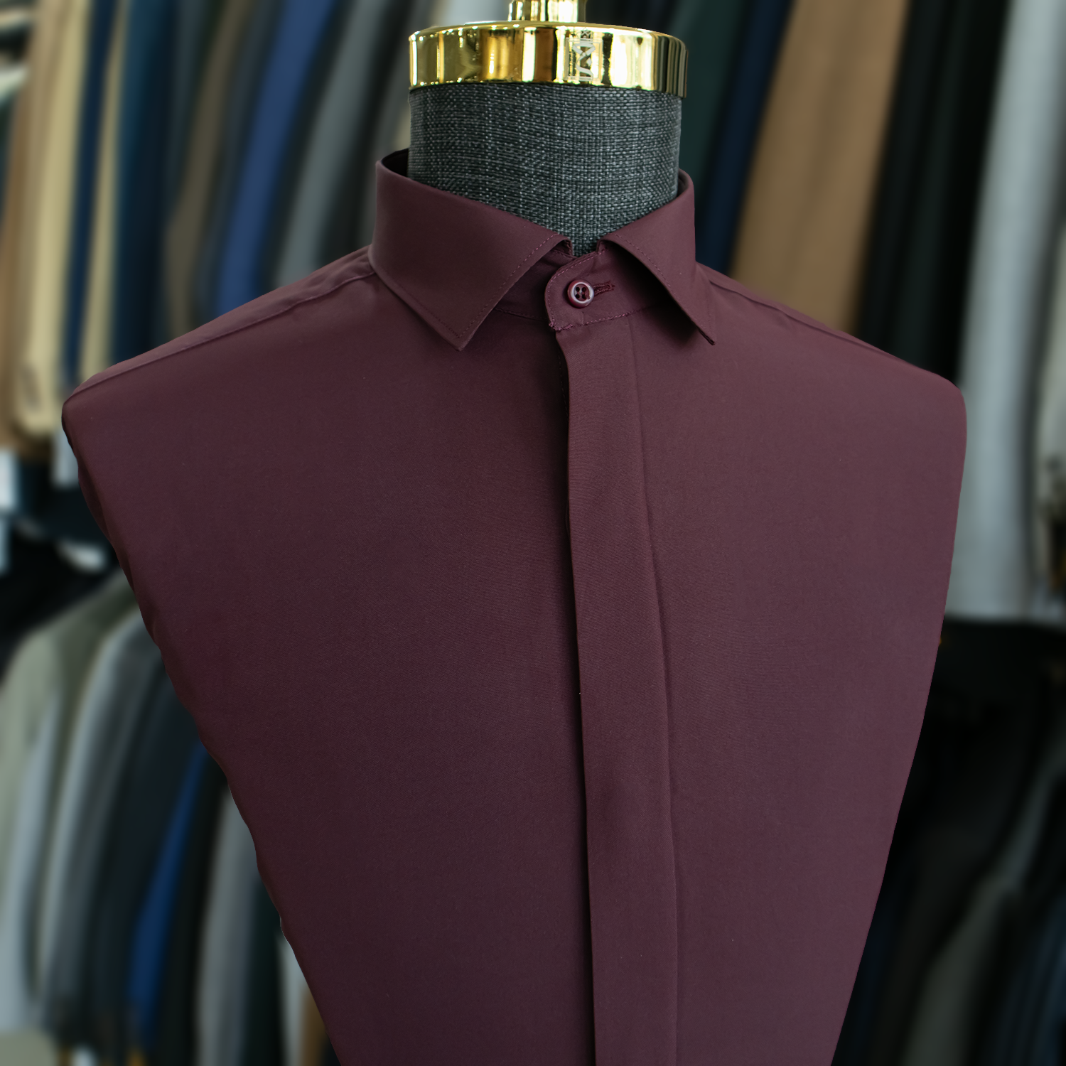 2312 پیراهن دوشین زرشکی