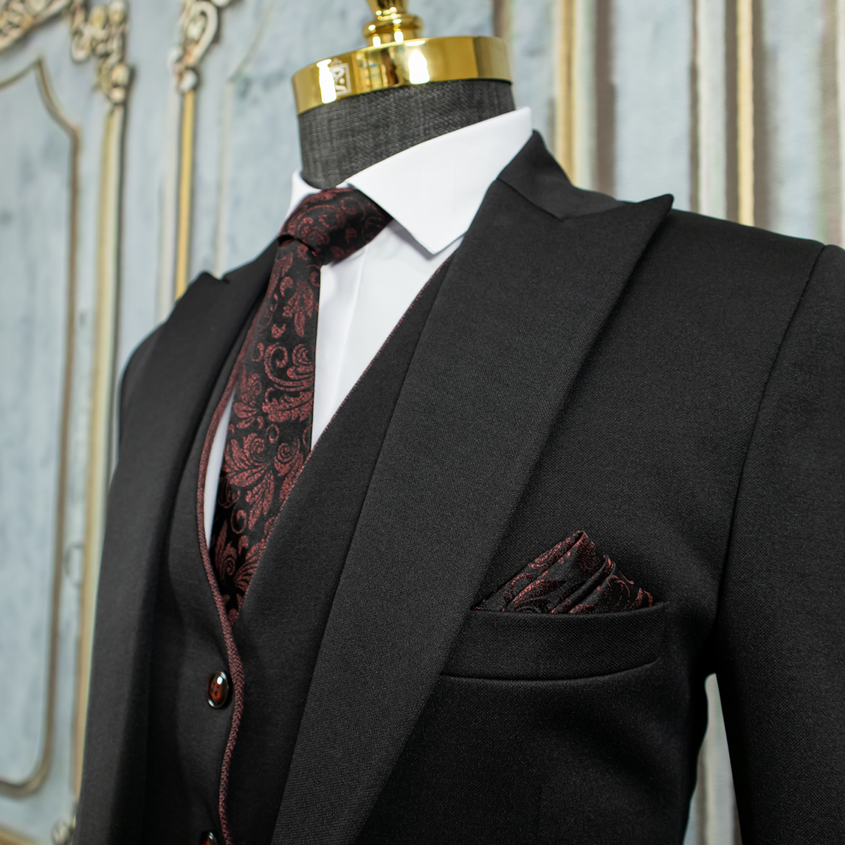 کت شلوار مشکی سوپر کش