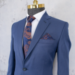 کت شلوار دو دکمه کاربنی