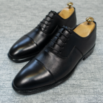 کفش برت مشکی چرم طبیعی