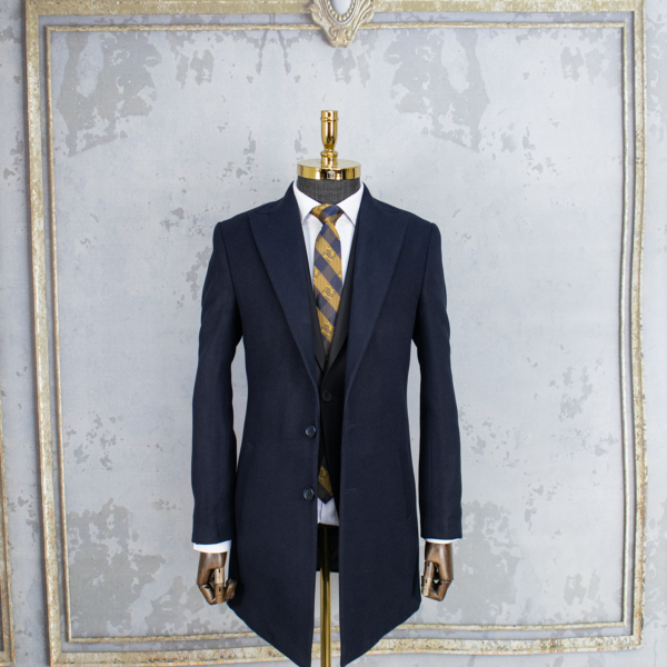 پالتو مردانه فوتر سرمه ای