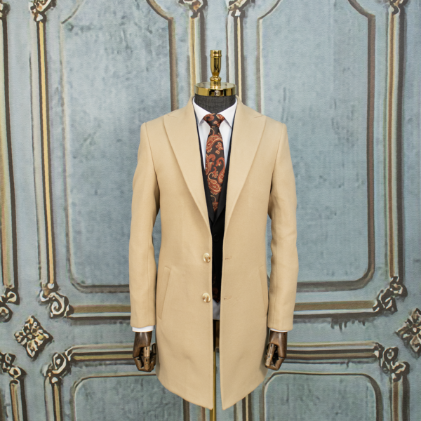 پالتو مردانه فوتر کرم