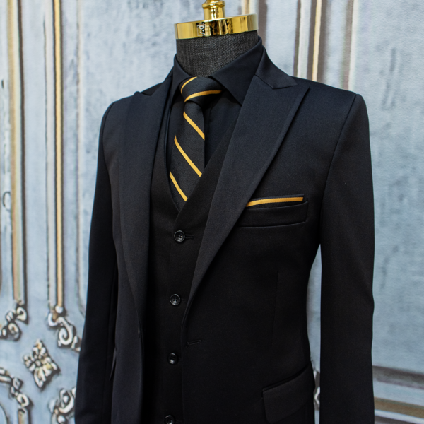 کت شلوار مشکی کشی