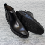 نیم بوت مشکی ساده