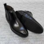 نیم بوت مشکی ساده