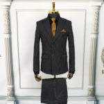 کت و شلوار دیپلمات دبل برست مشکی