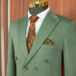 کت و شلوار دیپلمات سبز