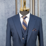 کت شلوار جلیقه سرمه ای