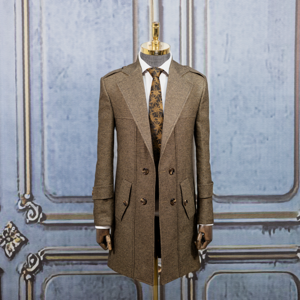 پالتو جودون کرم چهاردکمه