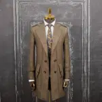 پالتو جناقی کرم چهاردکمه