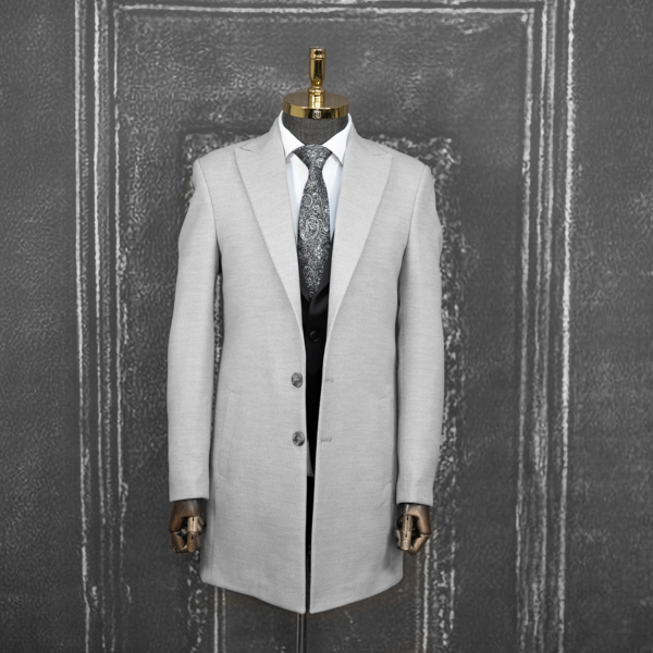 پالتو فوتر طوسی روشن