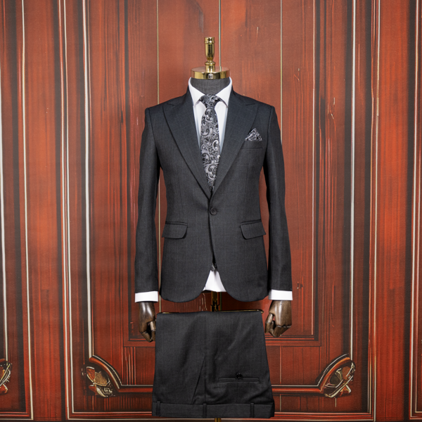 کت و شلوار پرنس دوگال ذغالی