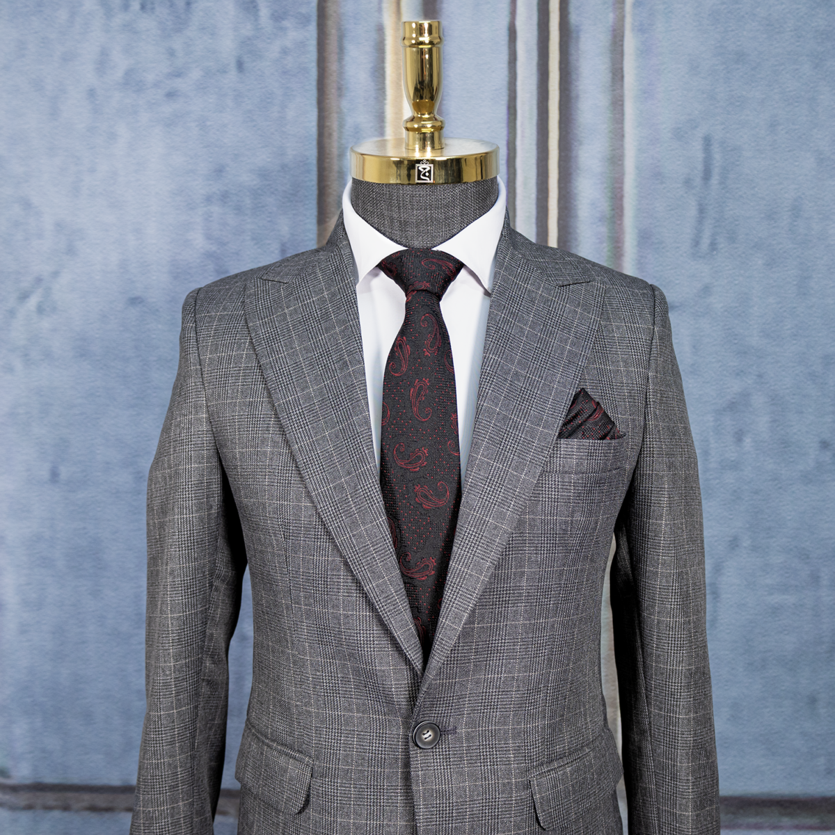 کت و شلوار چهارخانه