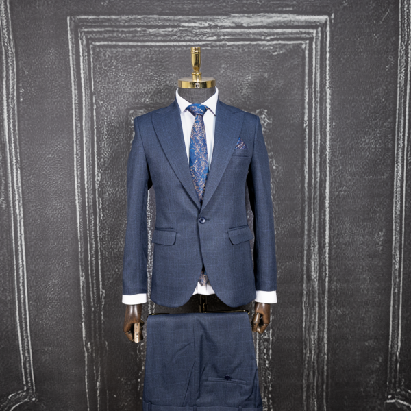 کت و شلوار پرنس دوگال سرمه ای