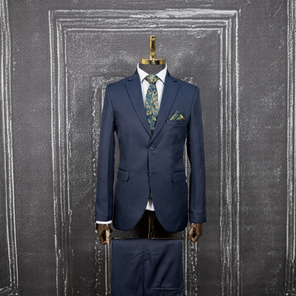 کت و شلوار پرنس دوگال دو دکمه سرمه ای