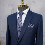 کت شلوار سرمه ای مطهری