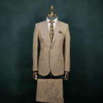 کت و شلوار کرم دو دکمه مطهری
