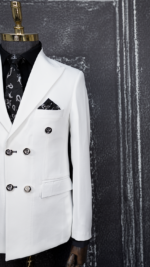 کت شلوار سفید دامادی